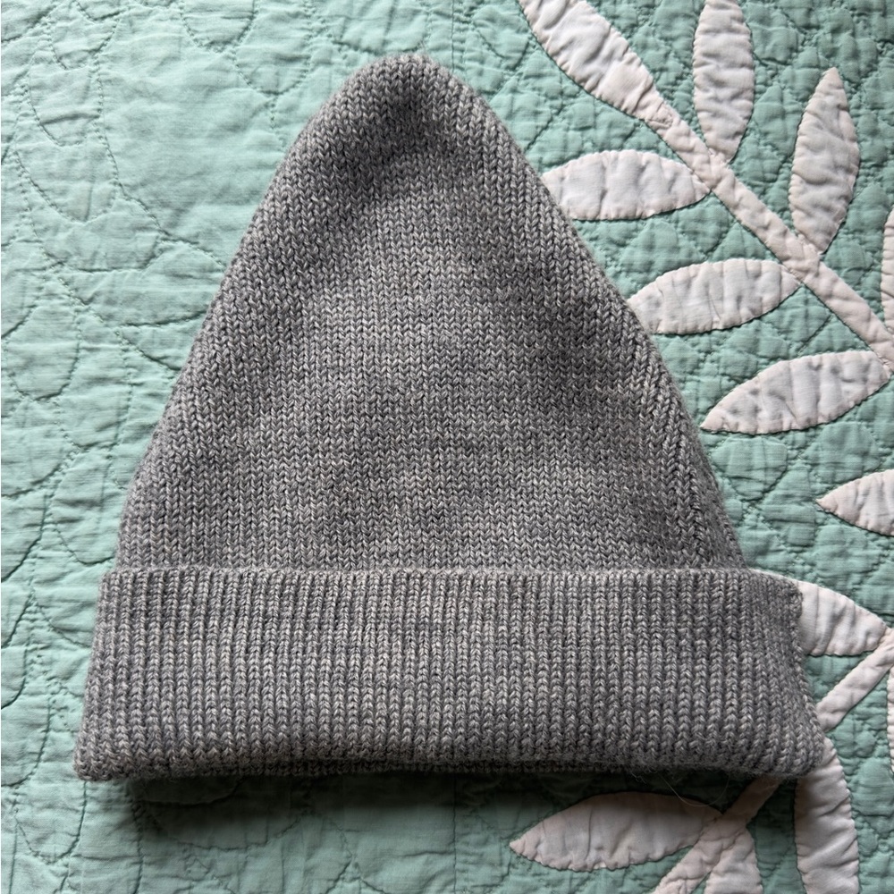 Gray Knit Beanie